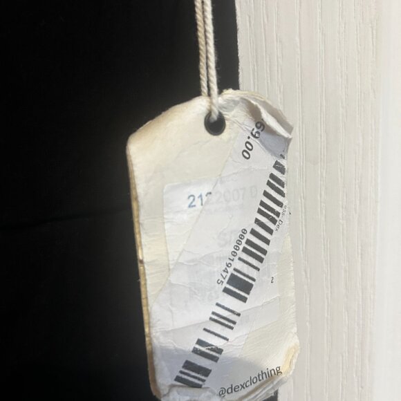 Dex Black Short Sleeve Tiered Dress – Size Small (NWT) - Picture 4 of 5